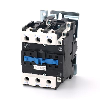 China REGO CJX2-40 3P 40A 230/240V 400V 415V 440V 500V 690V 50/60HZ AC Electric Magnetic Contactor CJX2-40 for sale