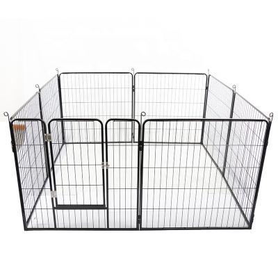 China Breathable Heavy Duty Rust Resistant Metal Multi Shape Safety Puppy Fence For Outdoor for sale