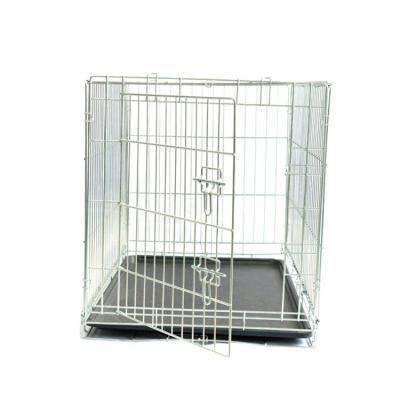 China Durable Portable Foldable Custom Indoor Galvanized Steel Wire Dog Cage for sale