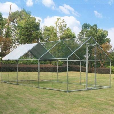 China Large Backyard Chicken House Viable Run Outdoor Chicken Pen Coop 20x10x6.5 Feet for sale