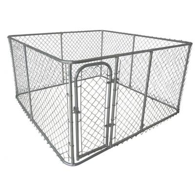 China Sustainable Classics Style Large Outdoor Modular Chain Link Kennel Crate For Avid Dog Racing for sale