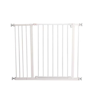 China New Design Modern High Quality Adjustable Home Kitchen Fence Stairs Fence White Baby Dog Safety Gate Yard Playpen for sale