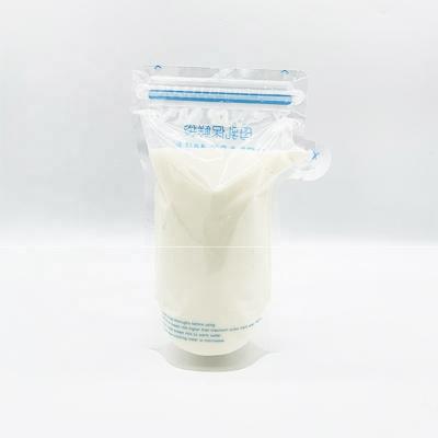 China BPA Free Biodegradable Breastmilk Free Storage Bags 200ML Gel Breastmilk Storage Bag for sale