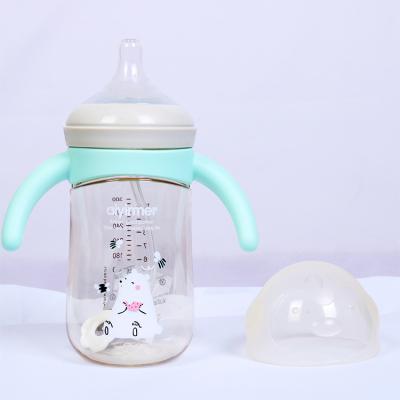 China BPA Free High Quality Easy To Clean And Drop Resistant Baby Bottle Silicone BPA Free Baby Bottle With Nipple for sale