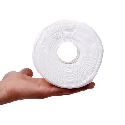 China Quality Guarantee Child Safe No Shedding Cotton Fiber Disposable Towel Tissue 100% Facial Cylinder Nonwoven Cleaning Tissue for sale