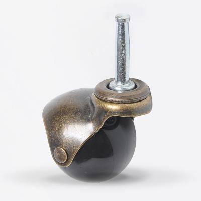 China 2 Inch Modern Rubber Ball Casters For Furniture With 360 Degree 38 Mm Caster Furniture M11 for sale