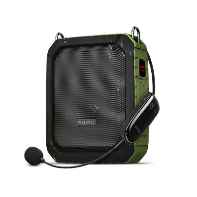 China M800 UHF Power 18W SHIDU Large Wireless System IPX 5 Waterproof Voice Amplifier 120*96*45mm Mini Size Bluetooth Speaker for sale