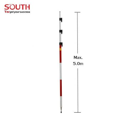 China 5m Examining Pole NLS35 Prism In Clamp Aluminum Telescopic Pole NLS35 Lock for sale