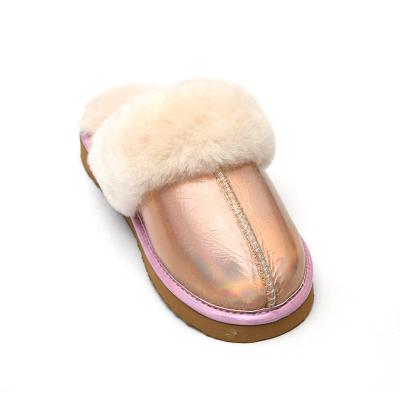 China Fashion Trend Customize Women's Slippers House Shoes Indoor Outdoor Comfortable Faux Rabbit Fuzzy Slippers for sale