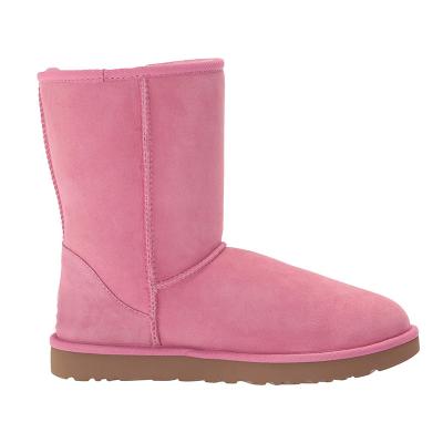 China Factory Direct Wholesale Custom Made Light Weight Kids Girls Suede Snow Boots Mid Calf Winter Shoes for sale