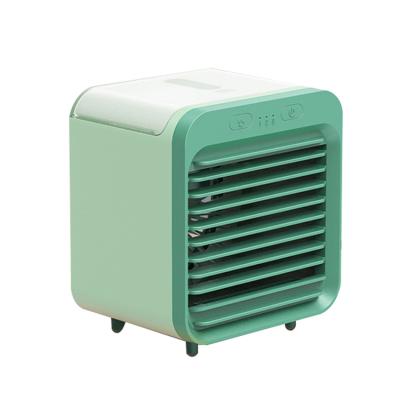 China Protable Amazon Hit SL08 Table Vaporizer Bladeless Treatment Fan Air Conditioned Cooler Fan Humidifier Water Fan for sale