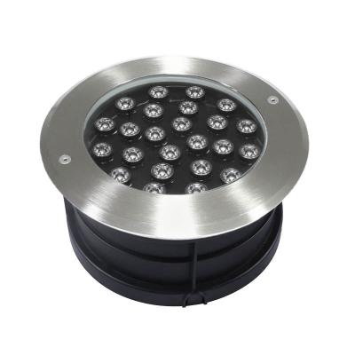 China Theme park embedded system dc24v 24w rgb warm white swimming pool led light for sale