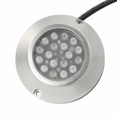 China LANDSCAPE 316L Stainless Steel Pool Lights 54W Led Boat Underwater Marine Navigation Light for sale