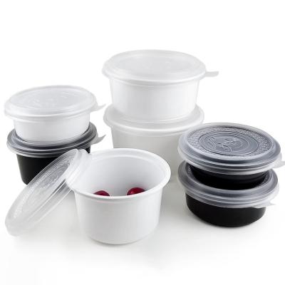 China Food Prep Lunch Disposable Plastic Food Container Freshware Meal Prep Soup Bowl Containers RPP/PP 500ml Round Microwavable Take Out Container for sale