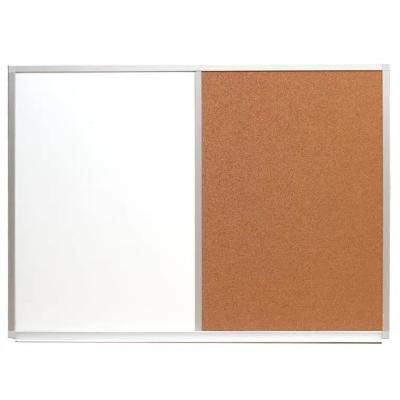 China Office School Home High Quality Aluminum Sight Erase Whiteboard Magnetic Dry and Cork Board Combination for sale