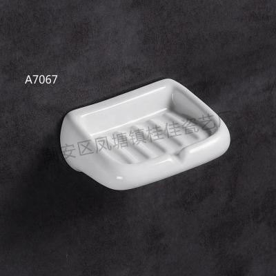 China Simple home design, small ceramic soap dish holder for bathroom accessories for sale