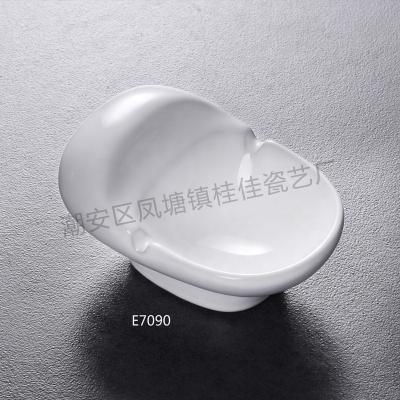 China Toilet Design Ceramic Bathroom Accessory Cigar Ashtray E7090 for sale