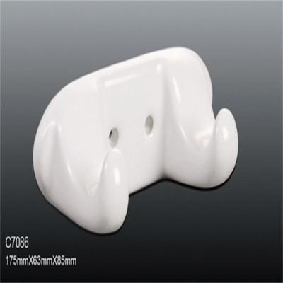 China Ceramic Clothing Double Towel Hook for sale