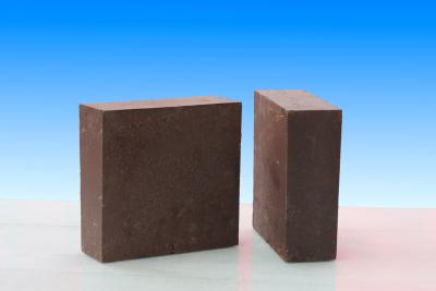 China Nonferrous Metal Melting Sintered Magnesia Chrome Brick For Refining Furnace for sale