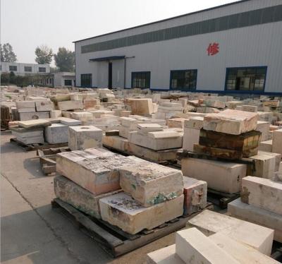 Cina Blocchetto fuso ad alta resistenza della colata AZS per il forno di fusione di vetro in vendita