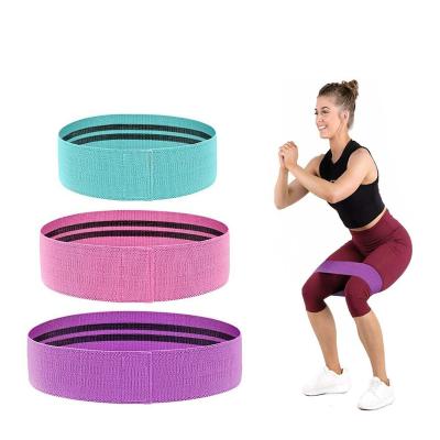 China Gym Factory Customized OEM Fabric Resistance Bands For Gym for sale