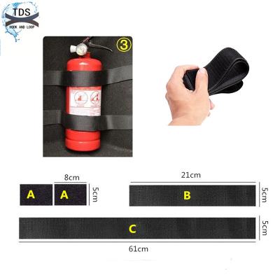 China Viable Factory Customized Hook And Loop Fire Extinguisher Super Strong Adhesive Security Tape Kit for sale