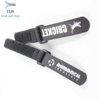 China Logo Customized Printed Manual Racing Hook And Loop Strap for sale