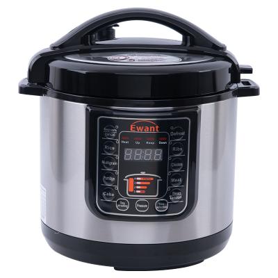 China Ewant 8L 10L 12L China Large Commercial Electric Pressure Cooker With Temperature Control for sale