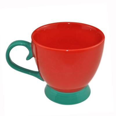 China Factory Christmas Supplier Relief Restaurant Viable Milk Drink Mug Home Coffee Mug for sale