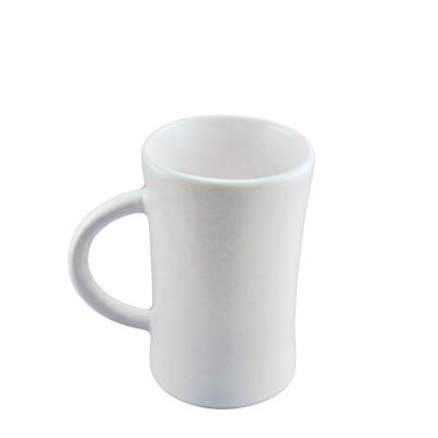 China Viable Personal Office Funny Bulk Oblique White Coffee Mug Mug Customizable for sale