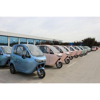 China OEM Three Wheel Electric Tricycle Passenger Electric Powerful Luxury Enclosed 3 Wheels Tricycles for sale