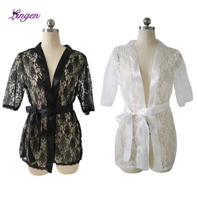 China Fashion Big Size Hot Sexy QUICK DRY Plus Size Tunic Women Floral Lace Cardigan Blazer With Hollow Out Lace And Open Collar for sale