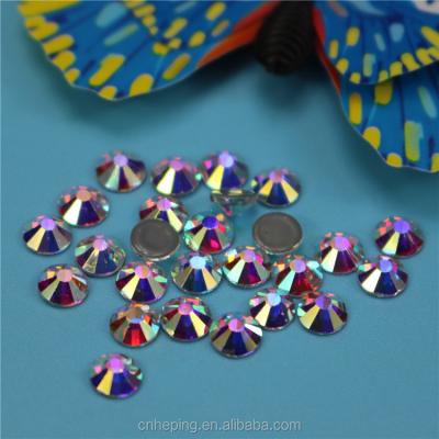 China Flatback high quality low price wholesale hot fix rhinestone ab color very beautiful all size many in stock for sale