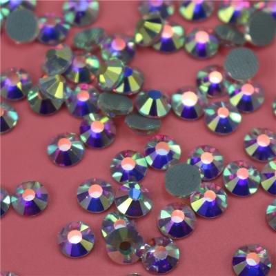 China Hotfix Wholesale Crystal Flatback High Quality Low Price Rhinestones AB for sale