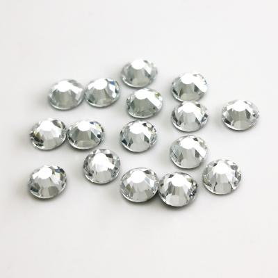 China Super Shiny Stone Crystal Nail Art Rhinestones Non Hotfix Flatback Flatback Quality SS3-SS50 ab Color Nail Strass for sale