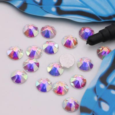 China Flatback 2088/8+8 non hotfix high quality rhinestone hotfix 16 face small sun cut flower 8 large + 8 facet ss16 ss20 ab newest for sale