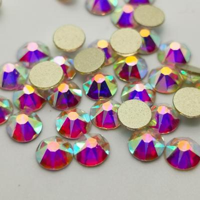 China Flatback 2088/8+8 non hotfix rhinestone hotfix 16 faces cutt 8 sun flower big + 8 high quality small facet ss16 ss20 ab newest for sale