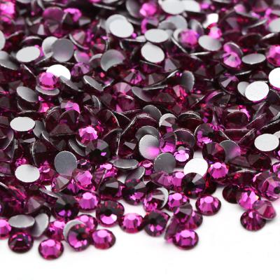 China Crystal Clear Nail Art Rhinestones SS3-SS50 Flatback Glitter Ceramic Clear Fix Rhinestones Super Not Hot Glue On Nail Art Decorations for sale