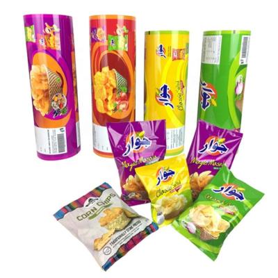 China Recyclable Plastic Lamination Roll Stock Aluminum Foil Film For Food Packaging Roll Wrapping for sale