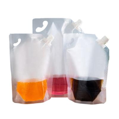 China High Quality Custom Wholesale Beverage Pouch Small Pouch Packaging Beverage Spout Bag For Sale for sale