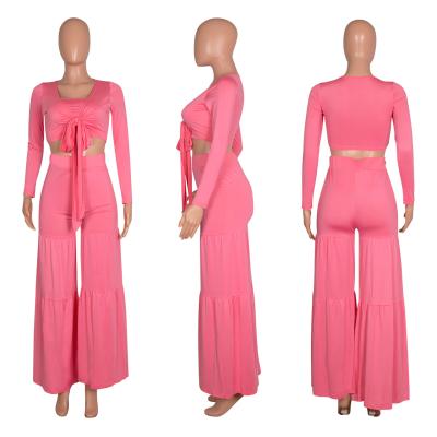 China Sustainable Natural Women's Solid-Color Leisure Suit for sale