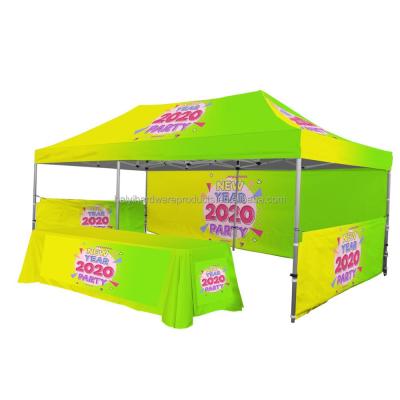 China Healthcare Institute 10x10 Advertising Logo Exhibition Event Marquee Gazebos Outdoor Canopy Raise Tent Wedding Dog Tent for sale