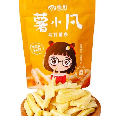 China Cheap and High Quality Food Group China Vacuum Fried Normal Frozen Potato Chips for sale