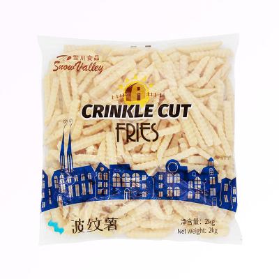 China Natural High Quality Original Taste Natural Potato Frozen French Fries Snack for sale