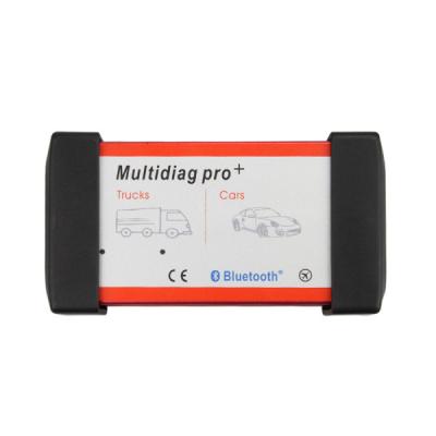 China Neuer Entwurf Bluetooth Multidiag Pro+ V2014.02 für Autos/LKWs und OBD2 mit Plastikkasten zu verkaufen