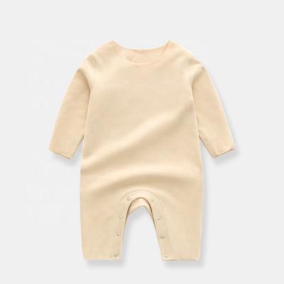 China Fiber Velvet Baby Warming Newborn Winter Clothes Baby Boy's Rompers Long Sleeve Newborn Baby Clothes for sale