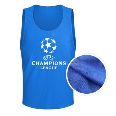 China Shirts & 100% Main Polyester Mesh Hot New Number Polyester Fabric Vest Bib With High Click for sale