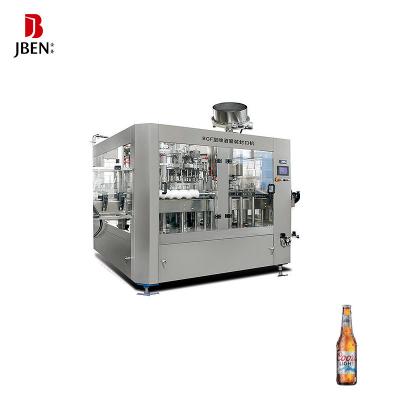 China Food Shanghai Soda Beer Bottle Capping Maker And Filling Canning Automatic Glass Bottle Labeling Machine for sale