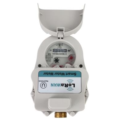 China Wireless remote water meter reading post paid brass body DN15-25 lorawan water meter for sale