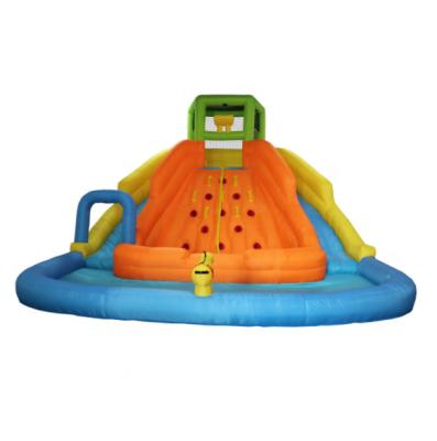 China Large Outdoor Sports Running High Quality Floating Inflatable Outdoor Water Bouncy Castle For Kids With Swimming for sale